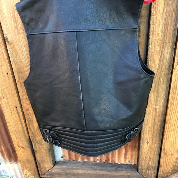 Men’s EASY RIDER leather vest - Picture 6 of 9
